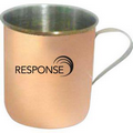 10 Oz. Stainless Steel Moscow Mule Mug with Built In Handle - Copper Coated